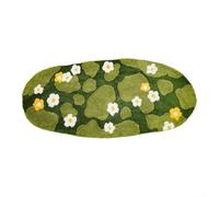 HpLive Ultra Thick 3D Moss Bath Mat, 20 x 39 Inches, Soft Absorbent and Non-Slip, Machine Washable, for Bathroom, Living Room, Children's Room (B)