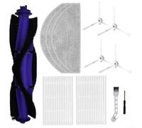 HpLive Vacuum Cleaner Accessory Sets for Narwal for Freo S Robot Vacuum Cleaner, with 1 Main Brush, 3 Mop Cloths, 4 Side Brushes, 2 Filters, Cleaning Brushes, Screwdriver