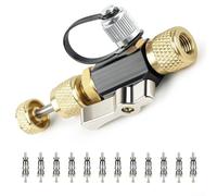 HpLive Valve Core Removal Tool 2 in 1 for 1/4 & 5/16 Inch Air Conditioners with Magnetic Cap and Double O-Ring Seal