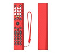 HpLive Voice Remote Control Silicone Protective Case Non-Slip Lightweight Shockproof Scratch-Resistant Bright Colours Easy to Put on and Take Off (Red)