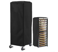 HpLive Waterproof Bakery Cover Bread Stand Protection for Bakeries Restaurants Kitchens 59 x 72 x 163 cm Black