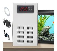 HpLNDas 20L Aquarium Cooler, 72 W Aquarium Chiller, Quiet, Constant Temperature, Digital Display Water Cooling Machine Electronic Cooler for Hydroponics, Water Cooler with Pump and Hose
