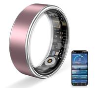 HPLSZCN Smart Ring for Women & Men - Fitness Tracker, Sleep Monitor, IP68 Waterproof Health Ring, Activity Tracker Compatible with iOS & Android (Pink, 11)