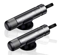 HPMAISON 2Pcs Car Safety Hammer, Car Escape Tool with Window Glass Breaker and Seat Belt Cutter Quick Emergency Escape Tools (Black)