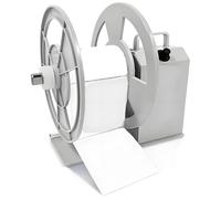 HPMCVE Electric Label Rewinder Machine, Rewinding Label Machine with Baffle, 230mm Rewind Diameter, 120mm Width, Automatic Synchronization, Adjustable Core, for Various Labels and Tags