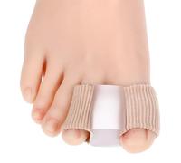 Hpmjz 2 PCS Bunion Toe Separators Gel Toe Bunion Corrector Breathable Silicone Toe Spacers Hammer Toe Straightener Toe Spreaders with 2 Toe Loops Toe Protector for Women and Men