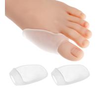 Hpmjz 20Pcs Gel Bunion Protector Shield, Bunion Corrector Pads and Cushions, Bunions Guard for Big Toe, Relieve Foot Pain from Friction, Rubbing and Pressure Big Toe Calluses Corns Washable Reusable