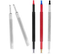 Hpmjz 5 Pcs Watch Hands Repair Tool Stainless Steel Watch Hand Setting Tool Wristwatch Pressers Pusher Fitting Set Watchmakers Watches Remover Tools for Watches Hand Repair Replace