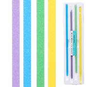 Hpmjz 60 Pcs Dental Polishing Strips Teeth Sanding Grinding Tool Universal Dental Abrasive Strips Teeth Polishing Finishing 4mm x 150mm Finishing Tooth File for Oral Care Cleaning Gloss Contouring
