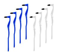 Hpmjz 8 PCS Tooth Stain Eraser Dental Plaque Tool Stain Eraser Removers Tooth Scraper Professional Teeth Polisher Teeth Cleaning Kit Dental Picks Brush for Adult Oral Care Whitening Polishing