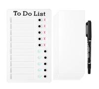 Hpmjz Blank to Do List Boards Chore Chart for Adults Sliding Routine Checklist Detachable RV Memo Board Reminder Daily Responsibility Charts Reusable Task Planning Board for Kids Adults