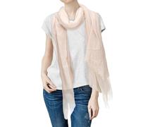 Hpmjz Cotton Blend Crinkle Vintage Soft Scarf Lightweight Summer Shawl Wrap for Linen Feel White Travel Beach Fringed Edges