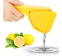 Hpmjz Lemon Squeezer Effortless Lime Juicer Manual Flat Citrus Press Easy Squeeze Fold-Flat Squeezer Handheld Juice Extractor for Oranges Fruits