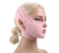 Hpmjz V Line Lifting Mask Chin Strap for Sleeping Reusable Face Strap Adjustable Double Chin Reducer Breathable Chins Up Patch V-Shaped Face Mask for Women Girls Cheeks