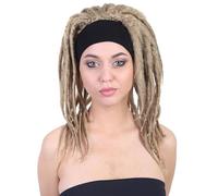 HPO Adult Women's Deluxe Dreadlocks Wig, 33 Inch Dreads Wigs Perfect for Cosplay, Flame-retardant - Brown