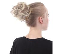 HPO Adult Women's Easy-Wear Curly Dirty Synthetic Blonde Twister Wig, Perfect for Cosplay, Light Blonde