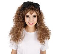 HPO Adult Women's Long Messy Ponytail Hairpiece - Comedy-Inspired Halloween Look | Synthetic Fiber for Cosplay & Costume Use