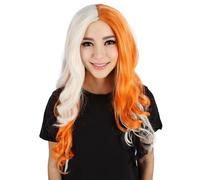HPO Adult Women's Multicolor Aoife-Inspired Long Wig for Halloween Cosplay | Capless Cap with Heat-Resistant Synthetic Fiber Hair