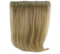 HPO Adult Women's Straight Blonde 16 inch High Heat Clip-In Synthetic Extension