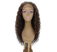 HPO Asia Curly Hair 30 in Long 5x5 Wig, Heat Resistant Fibers, Multiple Shades of Natural & Blended Colors