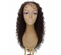 HPO Asia Curly Hair 30 in Long 5x5 Wig, Heat Resistant Fibers, Multiple Shades of Natural & Blended Colors