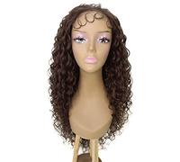HPO Asia Curly Hair 30 in Long 5x5 Wig, Heat Resistant Fibers, Multiple Shades of Natural & Blended Colors