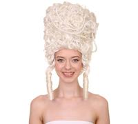 HPO Baroque Marie Antoinette Womens Wig | Multiple Colors Historical Wigs | Premium Breathable Capless Cap