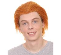 HPO Chucky Doll Wig- Perfect for Halloween and Cosplay- Short Orange Killer Wig