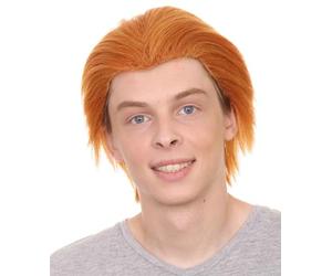 HPO Chucky Doll Wig- Perfect for Halloween and Cosplay- Short Orange Killer Wig