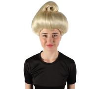 HPO Fantasy Fairy Godmother Wig for Women Cosplay Accessory, Breathable Capless, Flame-Retardant Fiber, Blonde
