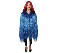 HPO Festival Carnival Thin Tinsel Jacket - Lightweight, Extra Dense Sparkly Tinsel, Perfect for Raves, Halloween, & Costume