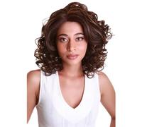 HPO HALLOWEEN PARTY ONLINE Curly 13 Inch Long 4X4 Women's Lace Front Wig, Good Heat Resistant Fiber, 20+ Shades of Natural, Highlight Colors BLT-0119