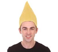 HPO HALLOWEEN PARTY ONLINE Unisex Adult Troll Wigs Collections | Costume Wig for Men and Women | Halloween Colorful 80s Wigs | Trolls TV Movie Cosplay Costume Accessories - Yellow