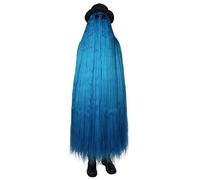 HPO Men's and Women's Playboy Wig Collection by Dapper Creature 66-Inch Extra Long Styles Wig, Blue