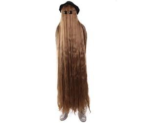 HPO Men's and Women's Playboy Wig Collection by Dapper Creature 66-Inch Extra Long Styles Wig, Brown
