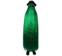HPO Men's and Women's Playboy Wig Collection by Dapper Creature 66-Inch Extra Long Styles Wig, Green