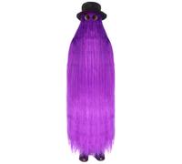 HPO Men's and Women's Playboy Wig Collection by Dapper Creature 66-Inch Extra Long Styles Wig, Purple