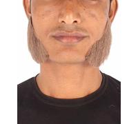HPO Men's Human Hair Mutton Chops Side Burns Beard Cosplay Facial Hair, Brown