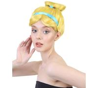 HPO Princess Character Yellow Wig | s Breathable Costume Wigs for Halloween Cosplay, and Costume Party