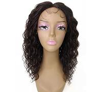 HPO Sakina Wavy Layered 18 in Long T Part Lace Front Wig, Heat Stylable Human Hair, 5+ Shades of Natural, Dip Dyed, & Blended Colors