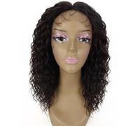 HPO Sakina Wavy Layered 18 in Long T Part Lace Front Wig, Heat Stylable Human Hair, 5+ Shades of Natural, Dip Dyed, & Blended Colors