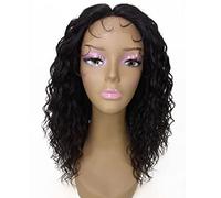 HPO Sakina Wavy Layered 18 in Long T Part Lace Front Wig, Heat Stylable Human Hair, 5+ Shades of Natural, Dip Dyed, & Blended Colors