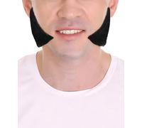 HPO Timeless Mutton Chops Black Men’s Guide to Human Hair Beard Looks, Flame-Retardant Synthetic Fiber