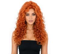 HPO VIVA Women’s Viva Iris Curly Wig - Natural Curl with Ginger Color Options, Ideal for a Bold, Elegant Look