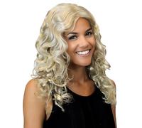 HPO HALLOWEEN PARTY ONLINE Women's Blonde Passion Womens Wig - Long Curly Glamour Cosplay Halloween Wig