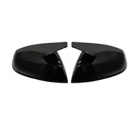 HPONCHD Door Mirror Cover Caps for Audi Q7 4M 2016-2024, Pair Wing Mirror Cover Cap, Wing Mirror Cap Shell Case, Durable, Outlook, Car Accessories, Piano Black A