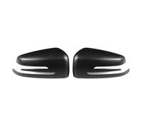 HPONCHD Door Mirror Cover Caps for Mercedes-Benz B-Class W246 2012-2019, Pair Wing Mirror Cover Cap, Wing Mirror Cap Shell Case, Durable, Outlook, Car Accessories, Matte Black