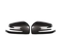 HPONCHD Door Mirror Cover Caps for Mercedes-Benz GLS-Class X166 2016-2019, Pair Wing Mirror Cover Cap, Wing Mirror Cap Shell Case, Durable, Outlook, Car Accessories, Carbon Fiber