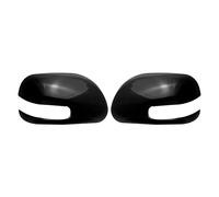 HPONCHD Door Mirror Cover Caps for Toyota Isis XM10 2004-2017, Pair Wing Mirror Cover Cap, Wing Mirror Cap Shell Case, Durable, Outlook, Car Accessories, piano black
