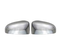 HPONCHD Door Mirror Cover Caps for Toyota Passo 2016-2023, Pair Wing Mirror Cover Cap, Wing Mirror Cap Shell Case, Durable, Outlook, Car Accessories,Electroplated silver